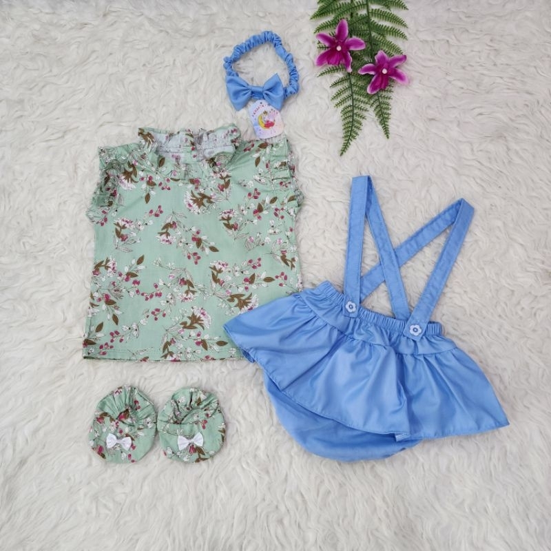 Baju bayi perempuan Set jumper baby girl