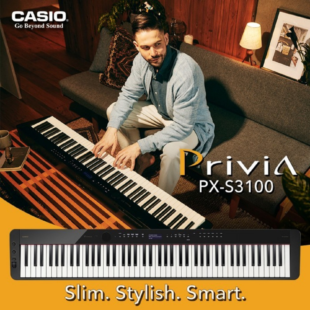 Digital Piano Casio Privia PX-S3100 PXS 3100 Wireless MIDI Bluetooth