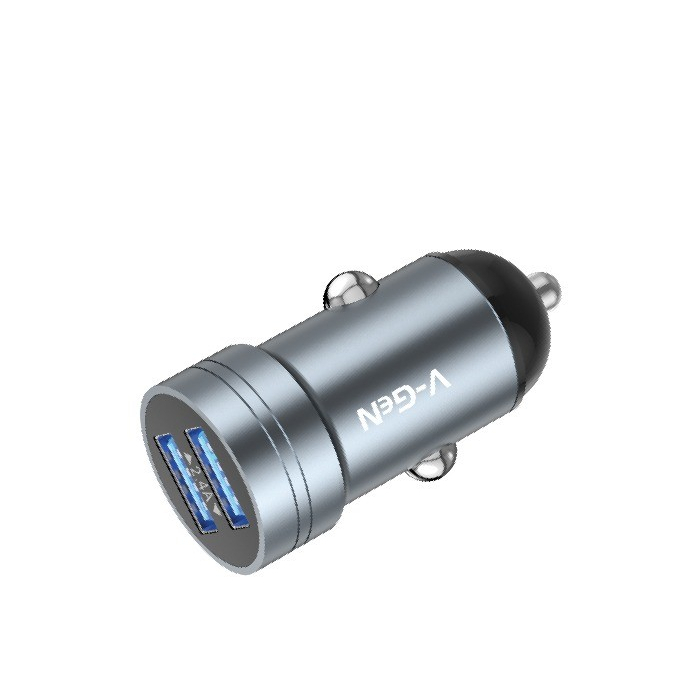 Car Charger V-GeN VCC2-33 Dual Port USB 2.4A Charger Mobil