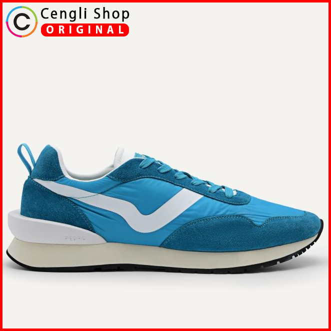 PM011 SEPATU SNEAKERS PRIA PEDRO ORIGINAL/PEDRO SUEDE SNEAKER SHOES BLUE BIRU