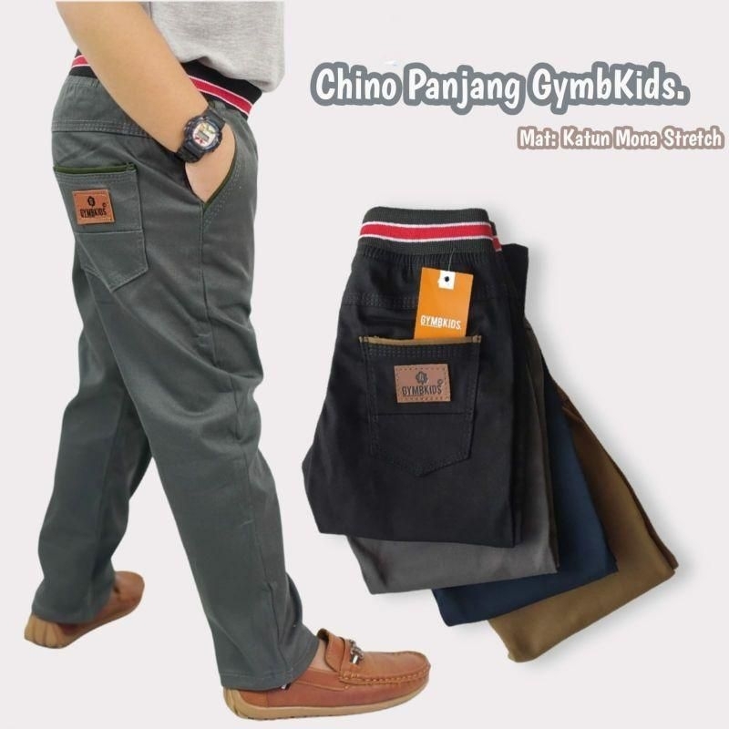 Chino Anak Panjang 1-15 Tahun Unisex Stretch