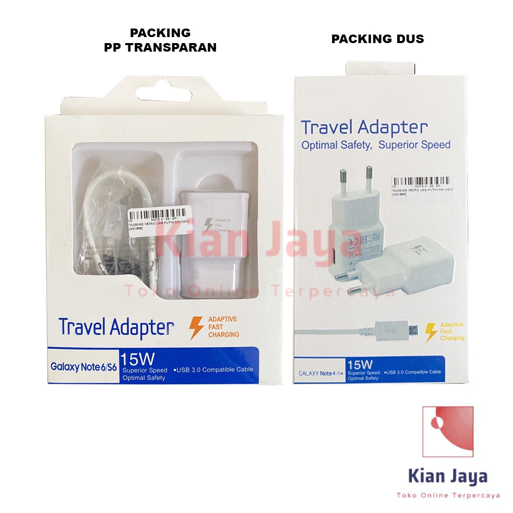 Travel Charger Casan Universal SM Galaxy J2 Prime J5 G530 Grandprime J3 Note 4 J510 J7 J710 J1 Mini J200G S6 S7 Output 2A Micro USB Travel Adaptor Support Adaptive Fast Charging Original OEM