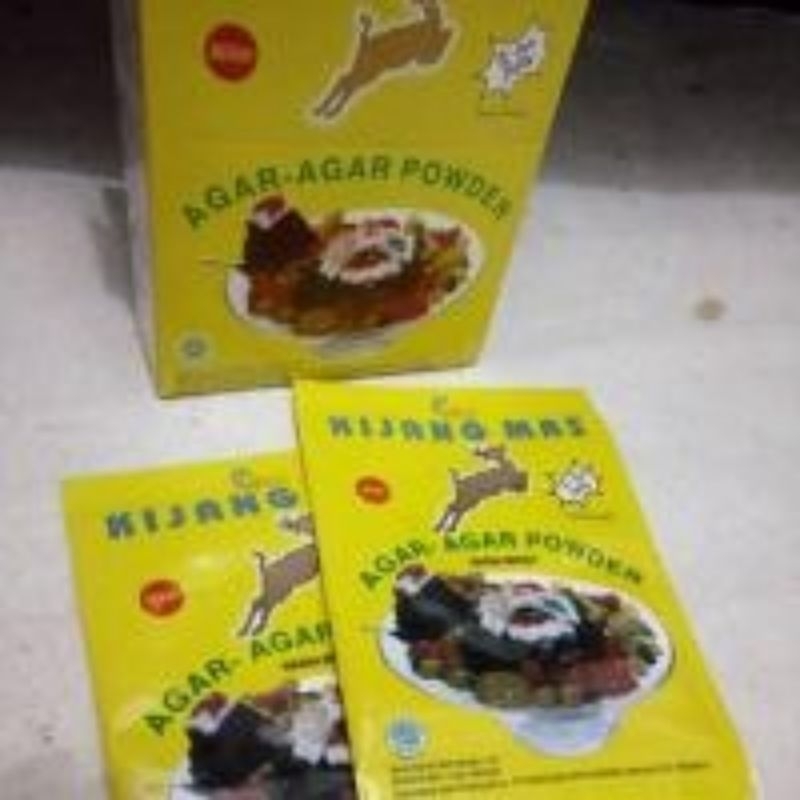 

Agar agar cap Kijang mas 7 gr