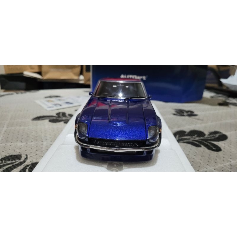 Diecast Autoart Wangan Midnight Devil Z Nissan Fairlady Z S30 Datsun 240Z skala 1:18 not Ferrari Lam