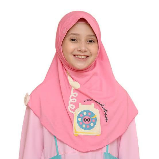 Jilbab Anak Bani Batuta Sale Rabbani 3-4 Tahun Lucu