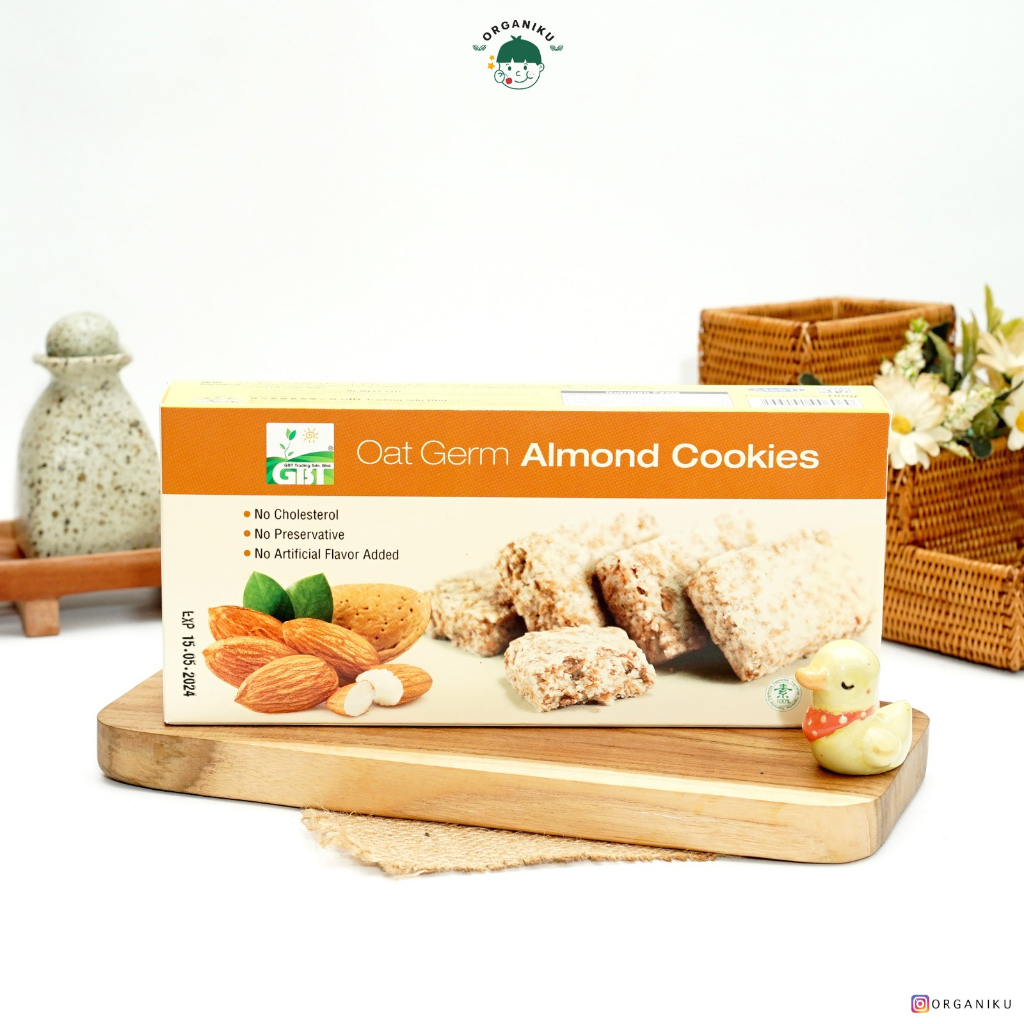 GBT Oat Germ Almond Cookies 180gr