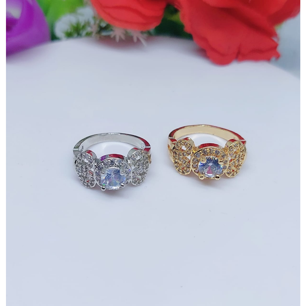 Cincin Xuping Mata Full La[is Emas Perhiasan Fashion R014 015