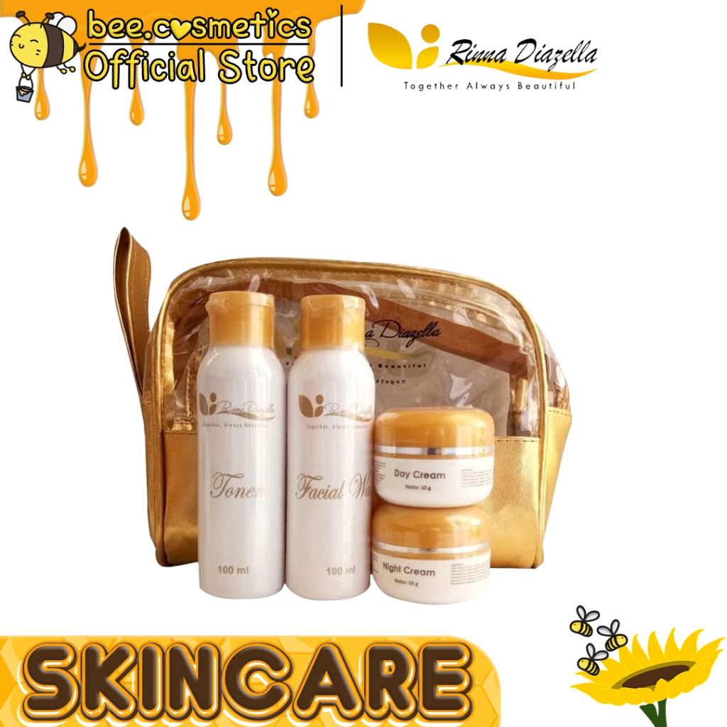 RINNA DIAZELLA SKINCARE - PAKET PERAWATAN WAJAH - RD RINA DIAZELLA - PAKET SKINCARE