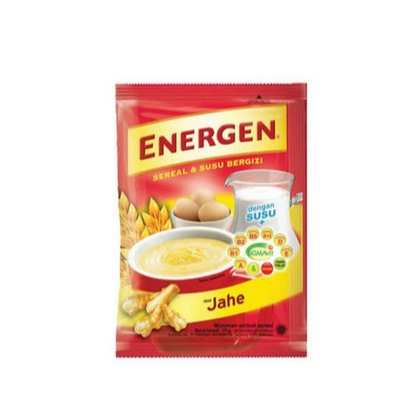 

Isi 10 X 25 GRAM ENERGEN SEREAL SUSU INSTANT RASA JAHE