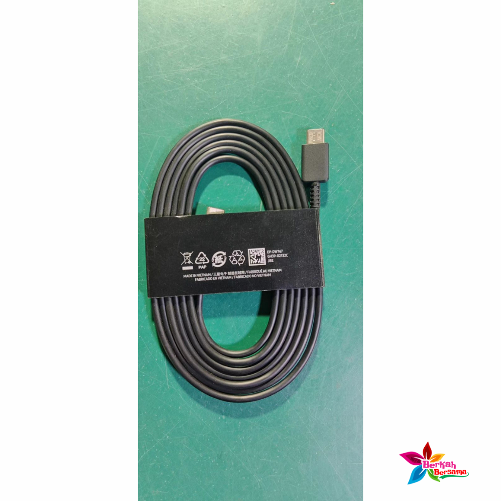 Kabel Data Cable ORIGINAL Samsung S23ultra 1.8M super fast Charging for Galaxy A23 A33 A53 A73 5G s21+ S21fe s21ultra s22 s22+ s22ultra note20 Note20ultra s23 s23+ s23ultra z flid 4 z fold 4 z flip 3 z fold 3 Original TYPE C TO TYPE C BB8363