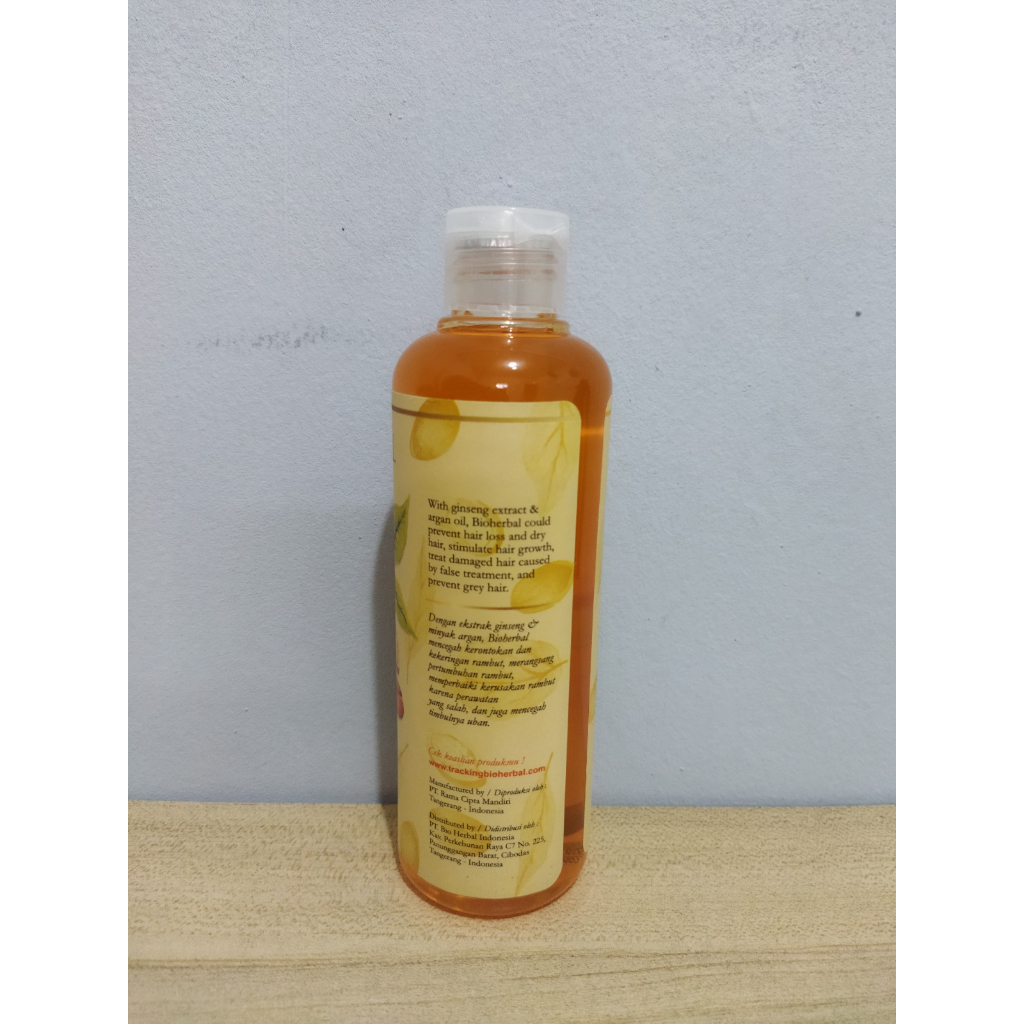 Bio Herbal Ginseng Shampoo Original BPOM 250ml Anti Ketombe