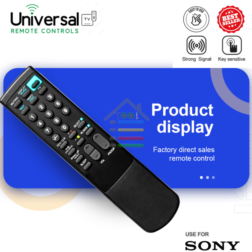 REMOTE REMOT TV SONY TRINITRON RM-870 REMOT PENGGANTI