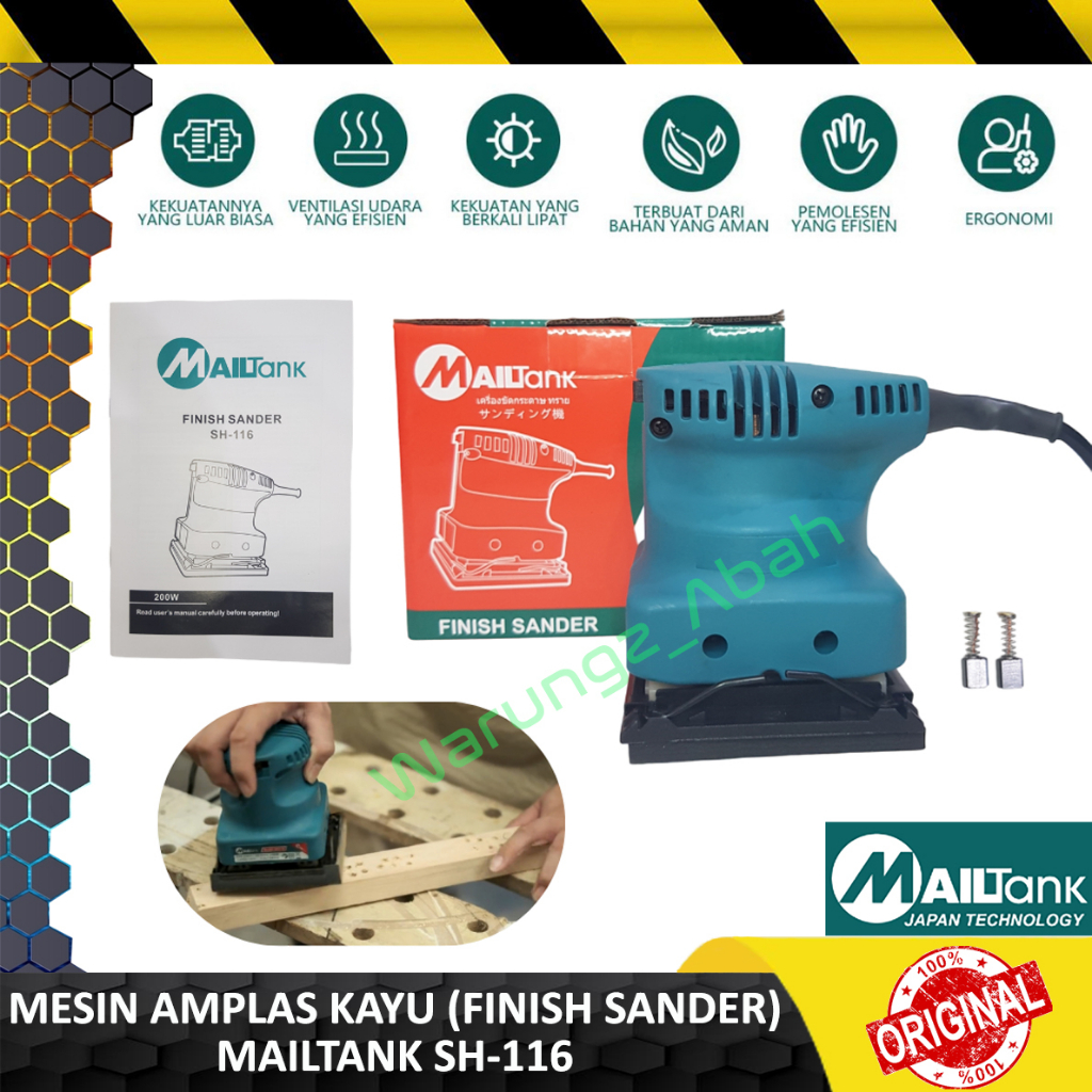 ALAT ELECTRIC ELEKTRIK ORBITAL SANDER MESIN AMPLAS PENGHALUS MENGHALUSKAN PELICIN PERATA PENGGOSOK F