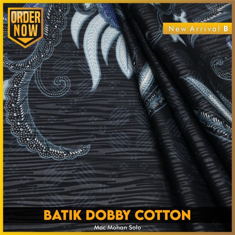 [NEW ARRIVAL] BATIK DOBBY COTTON DESIGN TERBARU SARIMBIT COUPLE PREMIUM QUALITY PER 0.5M BY MAC MOHAN