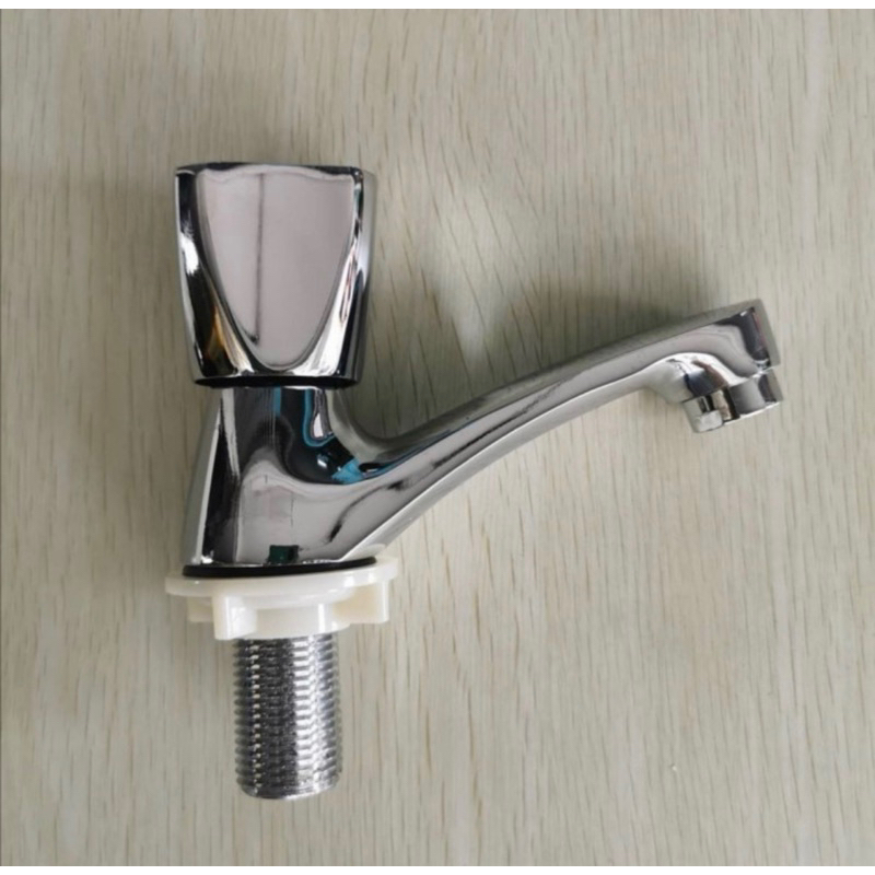 Kran wastafel chrome Soligen 603 tipe putar