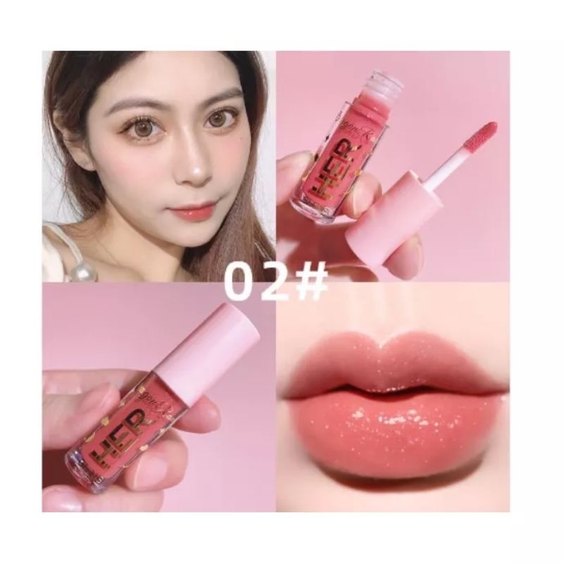 HER Lip tint dan lipgloss Dragon Ranee Her Liptint Lip Tint Lip Gloss Lip Glaze Bibir Young Girl Dragonranee