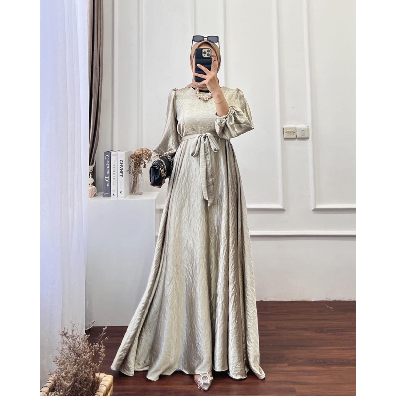 gamis santorini premium freebelt