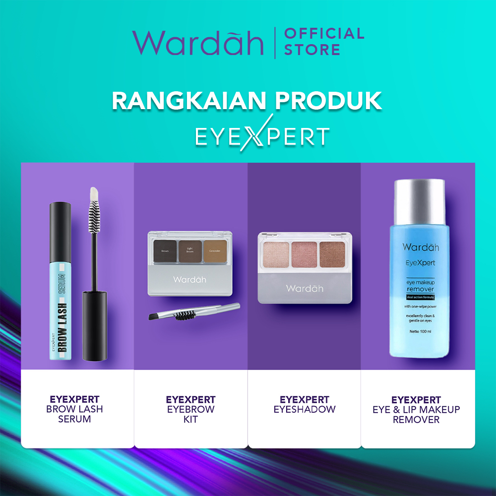 WARDAH EyeXpert Brow Lash Serum Indonesia / Serum Bulu Mata Dan Alis 10ml / 2X Lebih Panjang Tebal / Long Volumized / Natural Menutrisi Menyehatkan Memanjangkan Menebalkan Melindungi Menguatkan / Browlash Eyebrow Lashes / Cosmetic Eye Make Up / Series