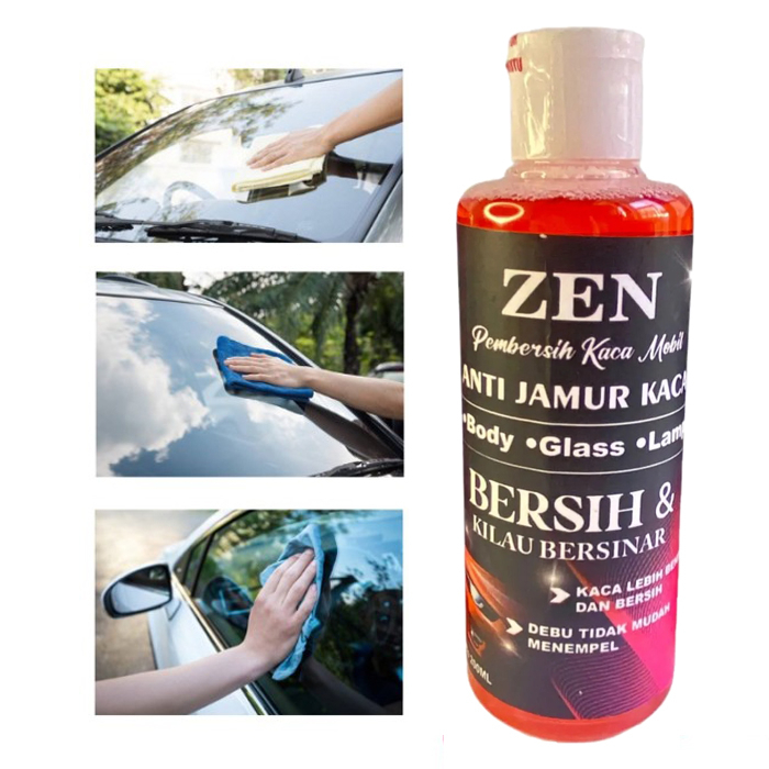 [COD] ZEN OBAT JAMUR Cairan Pembersih Penghilang Kerak Kaca Bodi Body Mobil - 200 ML