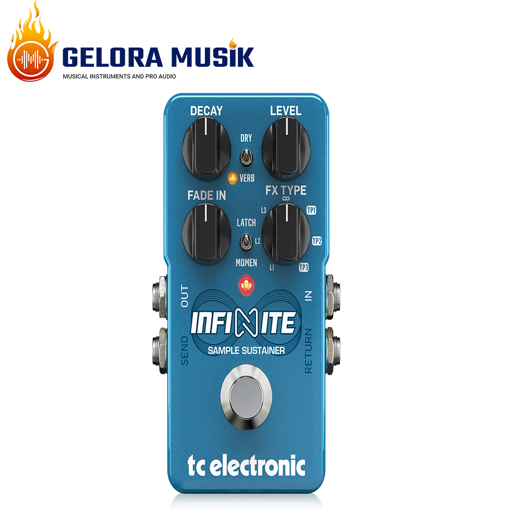 Gitar Efek Pedal TC Electronic Infinite Sample Sustainer