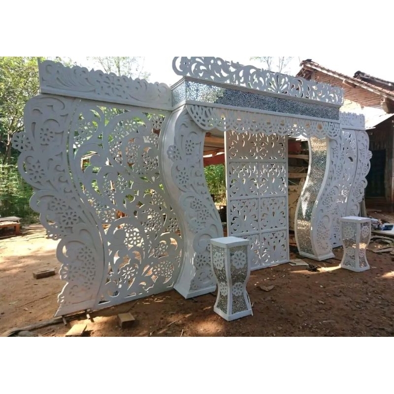 dekorasi pelaminan spon