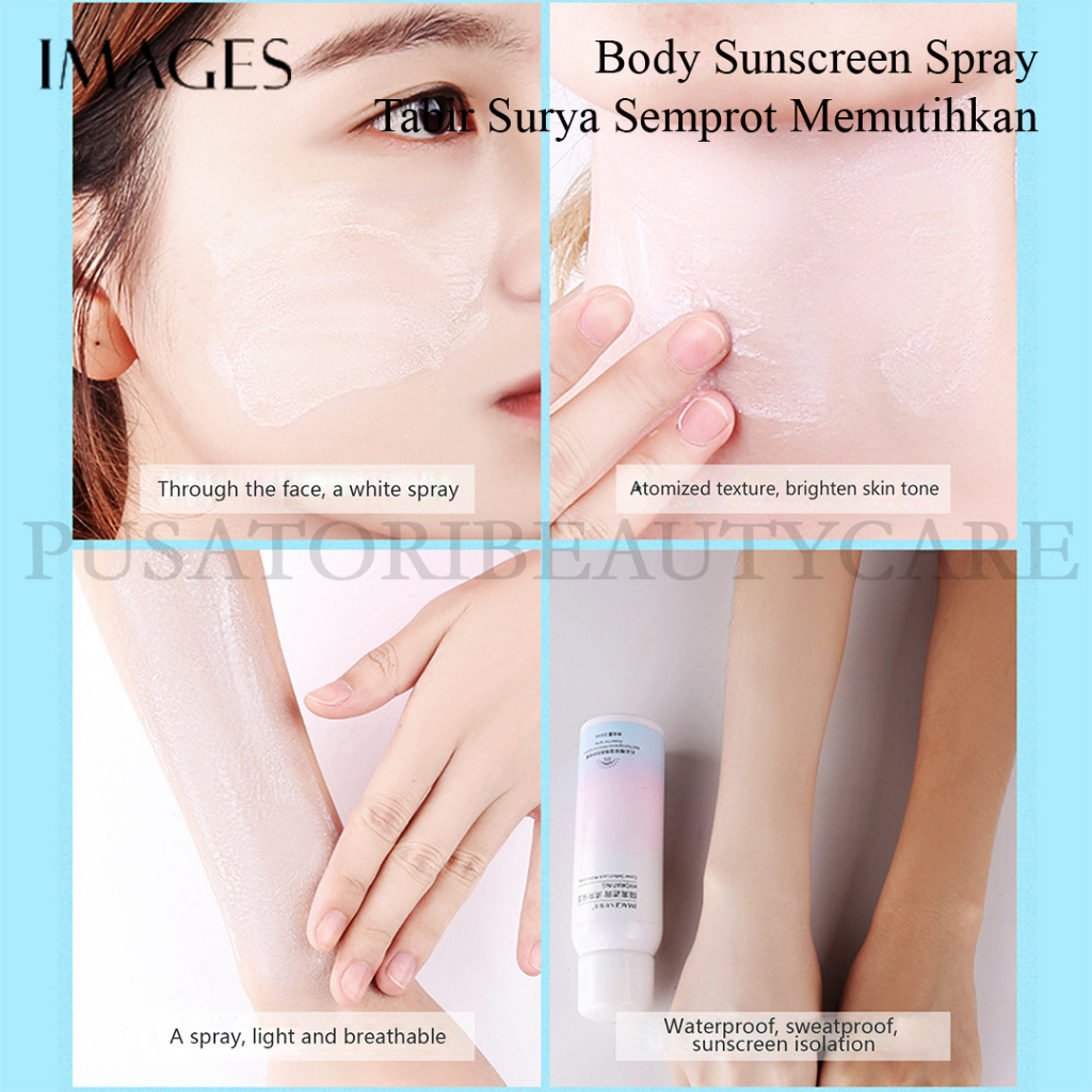 IMAGES Body Sunscreen Spray Tabir Surya Semprot Memutihkan