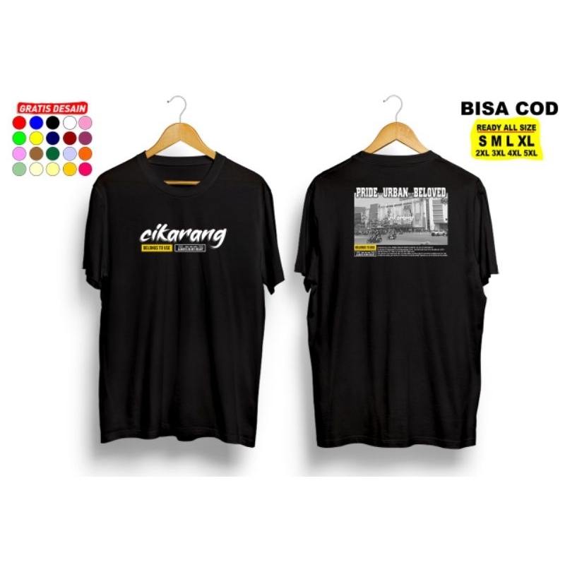 NEW ART CIKARANG VOL 23 - KAOS CIKARANG || bisa request kota ataupun gambar sendiri