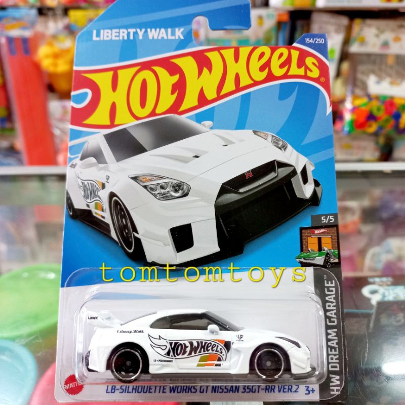 Hot Wheels NISSAN 35GT Liberty Walk Diecast Mobil HotWheels Nissan GTR R35