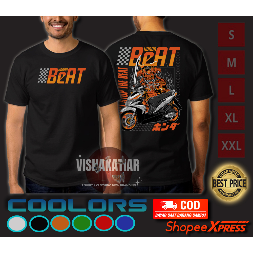 KAOS MOTOR HONDA BEAT CBS - BAJU KAOS DISTRO