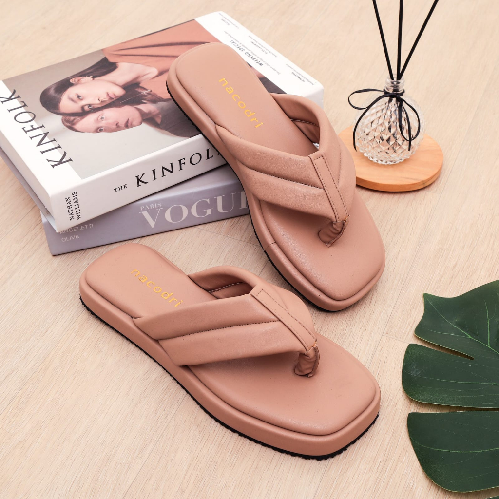 Nacodri  JESSICA Sandal Wanita Platform Sandal jepit