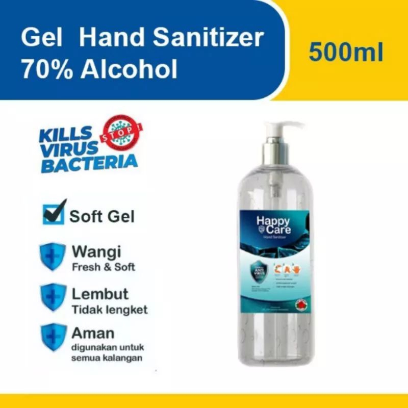 COMBO HAND SANITIZER GEL 500 ML + 1 LITER IZIN KEMENKES RI / HAND SANITIZER GEL / HAND SANITIZER