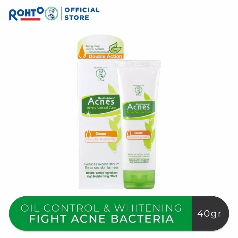 Acnes Cream Oil Control &amp; Whitening 40gr