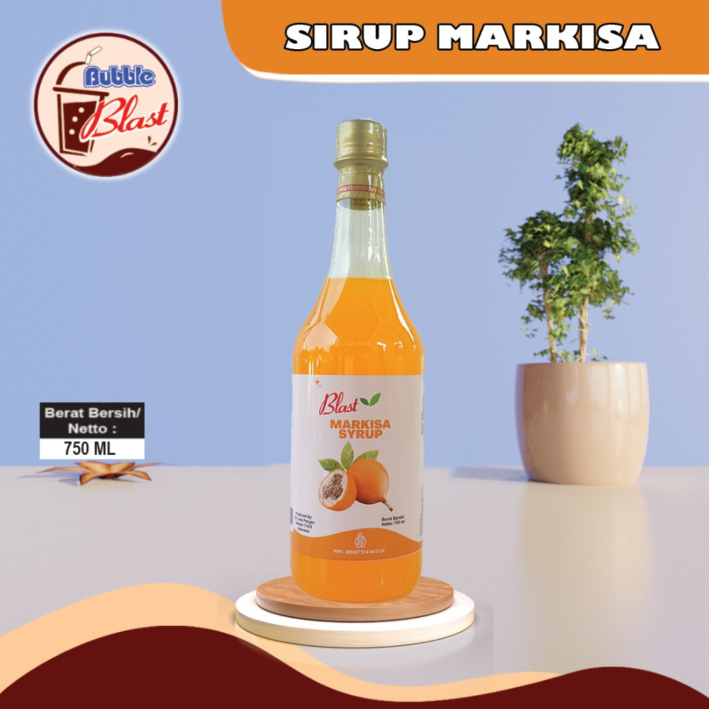 

Syrup Buah Rasa Markisa 1kg (750 ml)