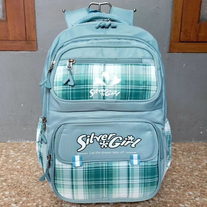 tas sekolah ransel silvergirl terbaru perempuan