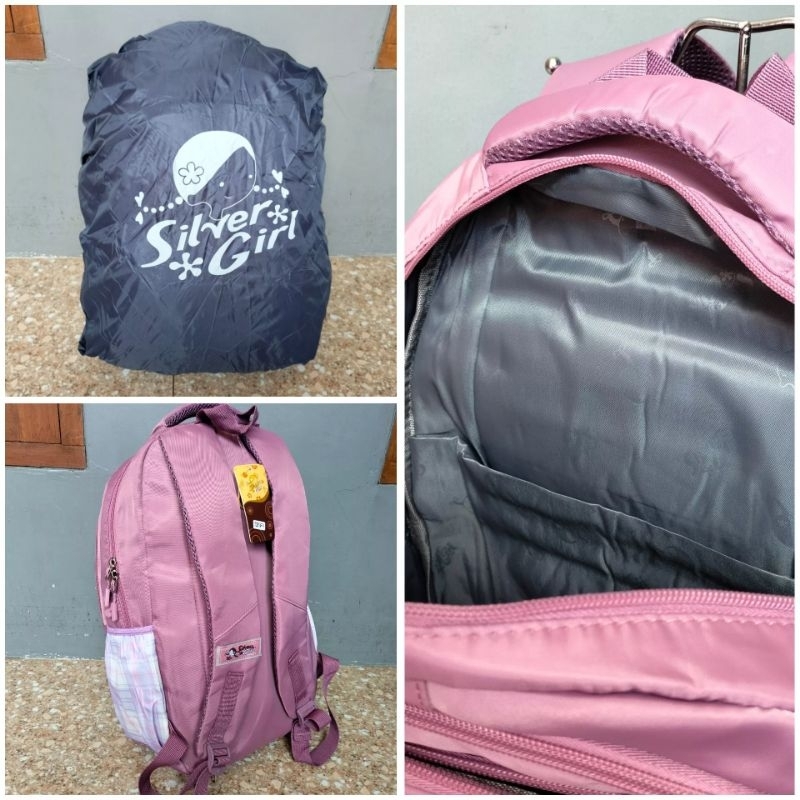 tas sekolah ransel silvergirl terbaru perempuan