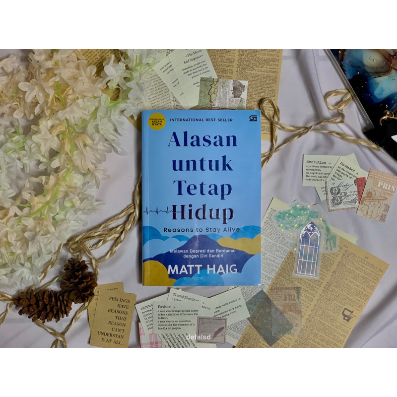

preloved buku alasan untuk tetap hidup - matt haig