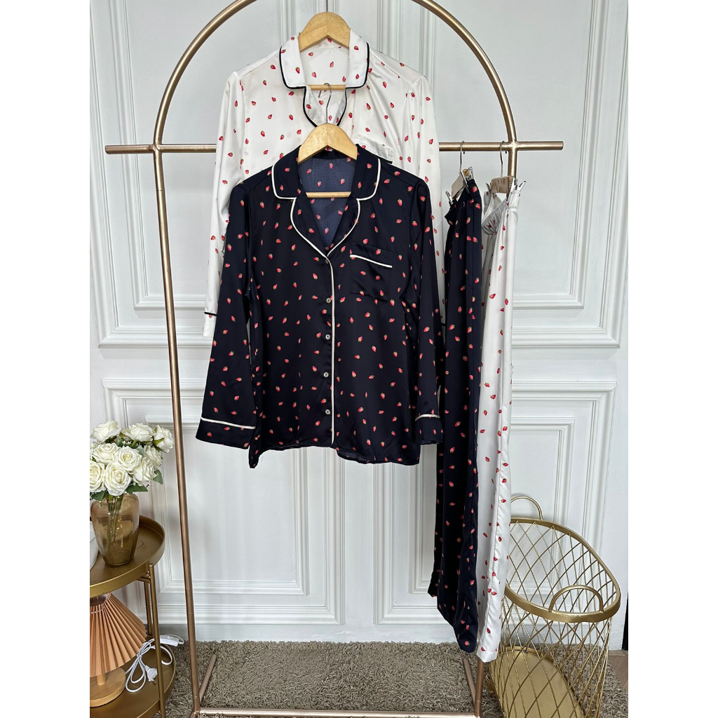 G** by unq** long cotton pajamas set