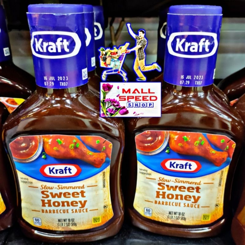 

Kraft Sweet Honey Barbecue Sauce & DipSaus BBQ Honey 510.gr