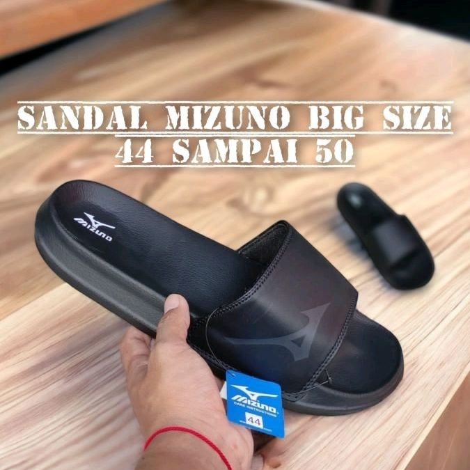 Sandal Slop Mizuno Ukuran Jumbo Sandal Big Size 46 47 48 Sandal Pria Ukuran Besar Sandal karet Sanda