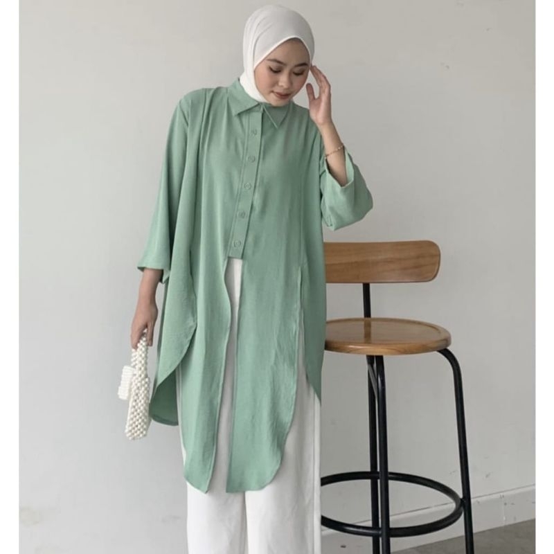 LONG TUNIK RARA TUNIK PREMIUM CEY AIRFLOW BAJU WNITA TUNIK