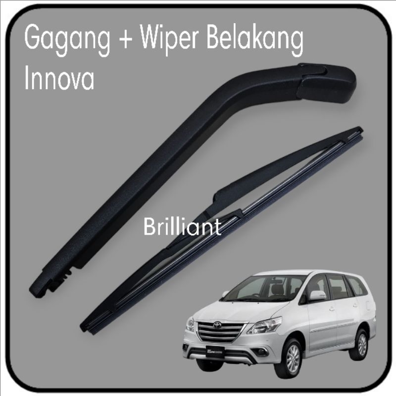 Gagang Arm + Wiper Belakang Set - Avanza Xenia Innova Pajero Fortuner Ertiga Livina Mazda2