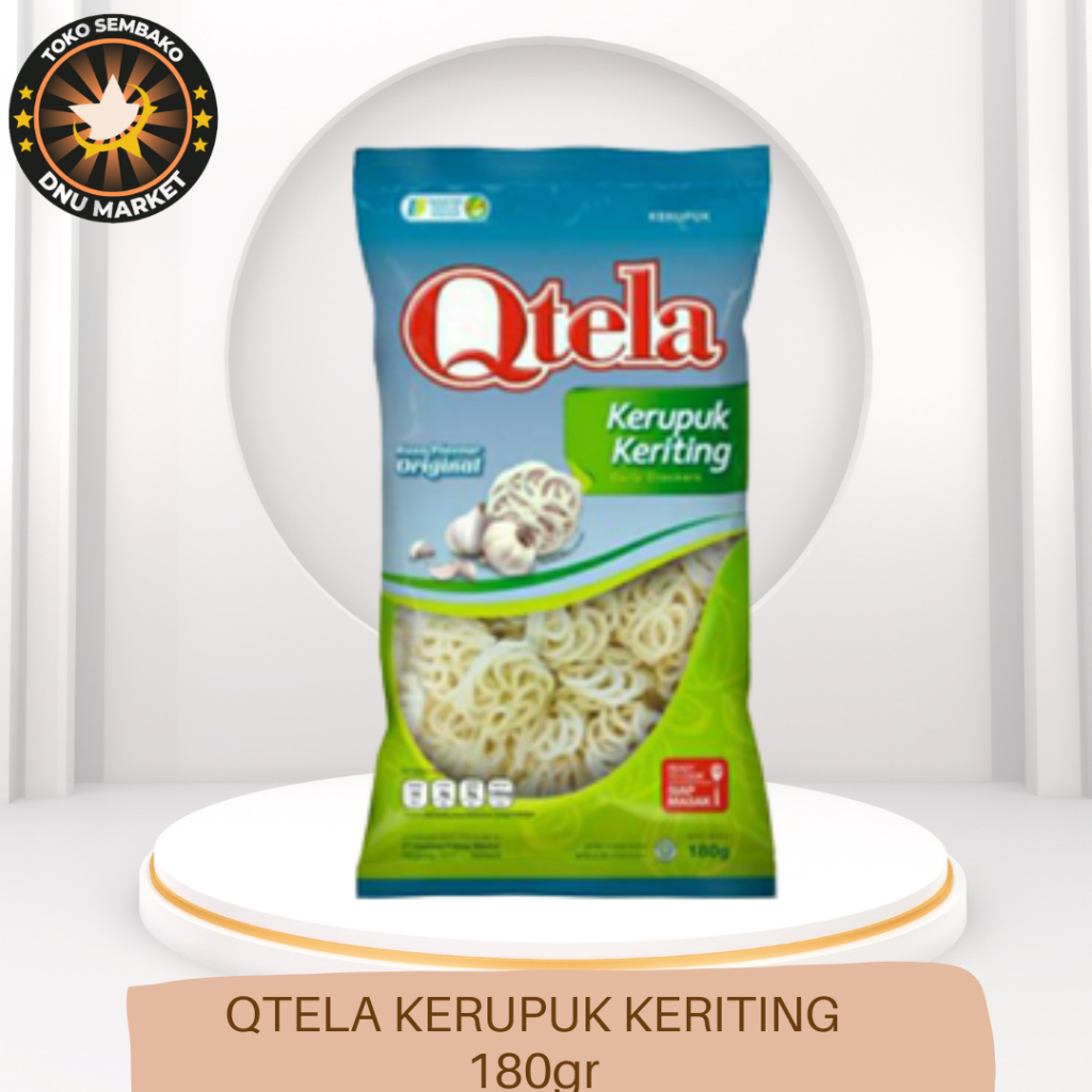 

QTELA KERUPUK KERITING MENTAH | KERUPUK KERITING MENTAH SIAP GORENG SIAP MASAK | 180 gram