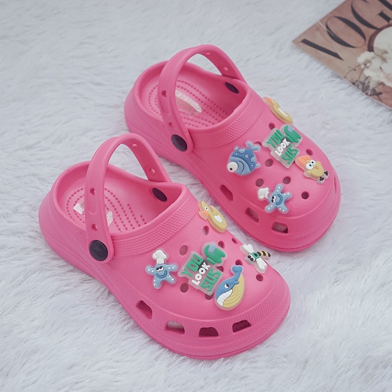 Sandal baim anak import D55 jibbit you look sus