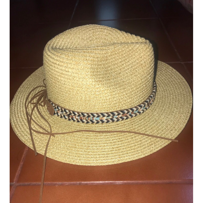 Brand new fedora straw hat Bindya original Newyork