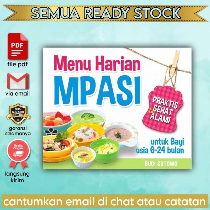 

[Indonesia] Menu Harian MPASI