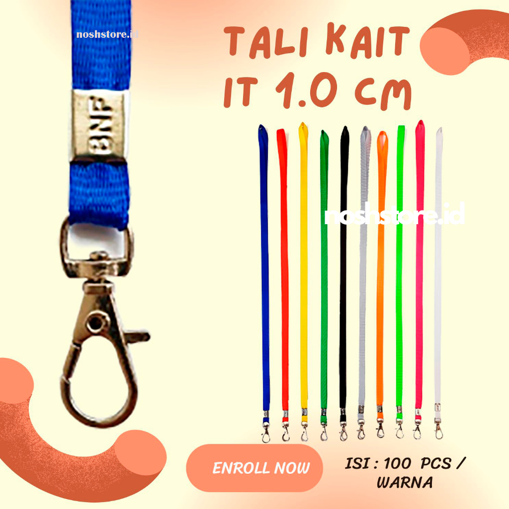 

Tali ID Card 1 cm Kait / Gantungan ID Card / TALI JADI STOPER 1 cm / Tali id card 1 cm / Tali idcard /Tali lanyard / Gantungan nametag / bahan polister, stoper, cantelan