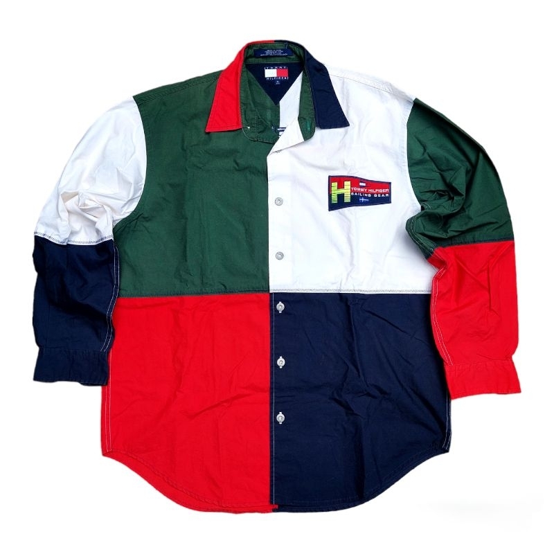 Tommy Hilfiger - Sailing Gear 045/88 Long Sleeve Shirt 1990s