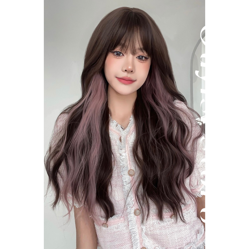 CH2507 full wig korean mermaid wave highlight 65cm