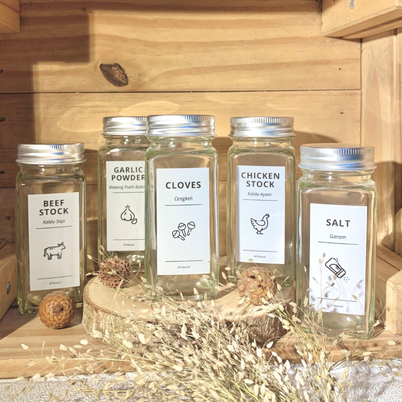 Spice Jar Kaca