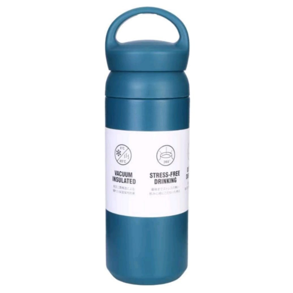 Termos-Tumbler Stainless Steel 1035 500ml Warm Handle Vacuum Flask-Tumbler Gagang Japan Hook Travel Air Minum Tahan Panas&amp;Dingin